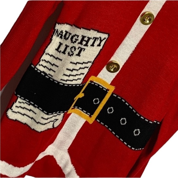 NWOT Primark Santa Number 1 Holiday Christmas Sweater - Picture 4 of 9